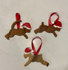 Dog Christmas Tree Ornaments - Set of 3